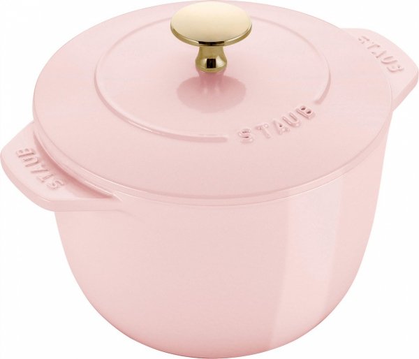 Staub La Cocotte Mały Garnek Okrągły 1.75 Ltr, Różowy La Cocotte