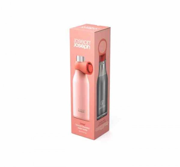 JJ - Butelka termiczna stalowa 500ml Loop™, koralo