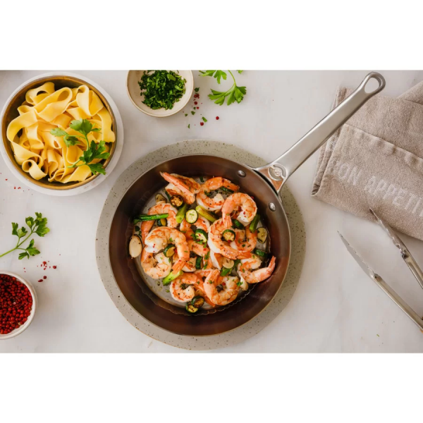 DE BUYER Patelnia głęboka MINERAL B PRO 24 cm