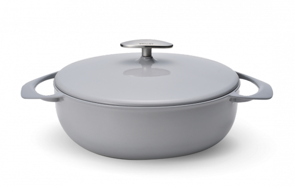 Garnek żeliwny UNILLOY Grey 22 cm [US220GR]