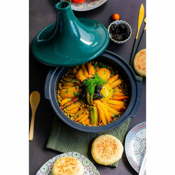 Tagine, 30 cm, zielony, Atlas