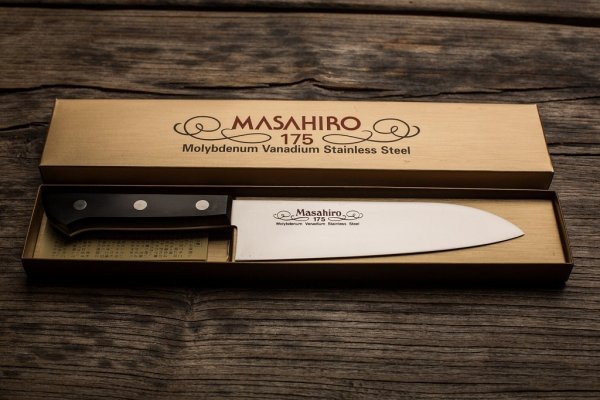 Nóż Masahiro BWH Santoku 175mm [14023]