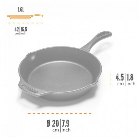 Patelnia żeliwna Petromax FP25-T 25 cm z rączką