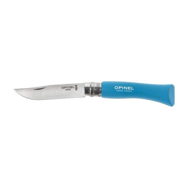 Nóż Opinel Colorama 07 inox grab jasnoniebieski w blistrze