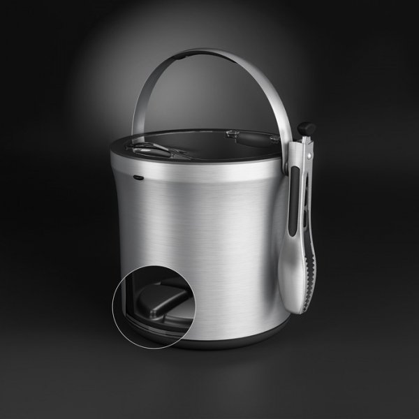 OXO-Wiaderko na lód ze szczypcami Steel Good Grips