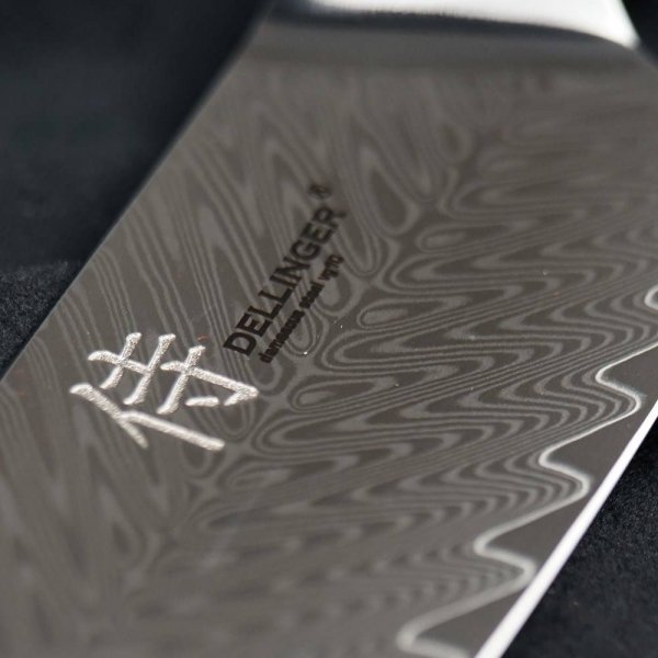 Nóż Dellinger RESIN FUTURE Santoku 170 mm [K-H189] Blue