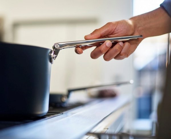 JJ-Rondel 23cm ze składanym uchwytem+pokryw. Space