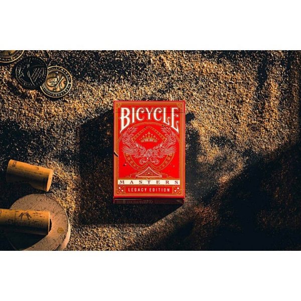 Czerwone Karty do Gry Ellusionist Legacy Masters