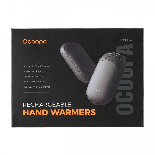 Ogrzewacz elektroniczny do rąk Ocoopa UT3 czarno-niebieski