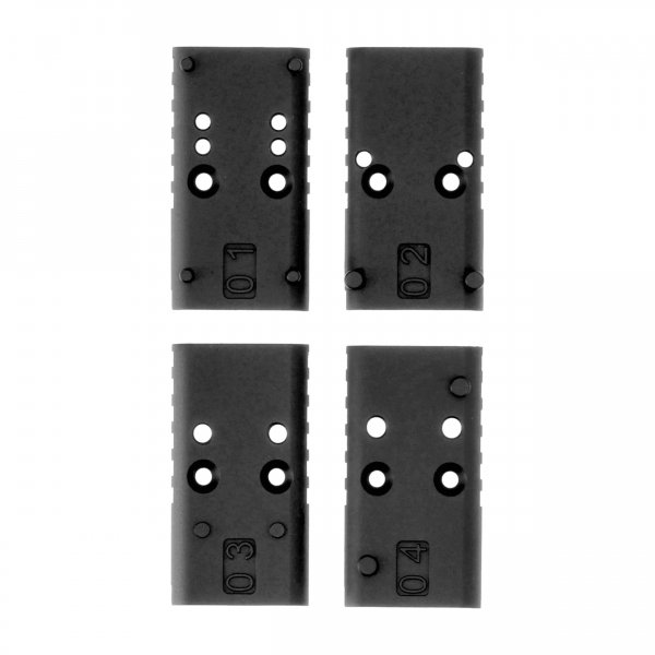 Zestaw płytek do montażu kolimatora Umarex MOS1 Glock 4 szt.
