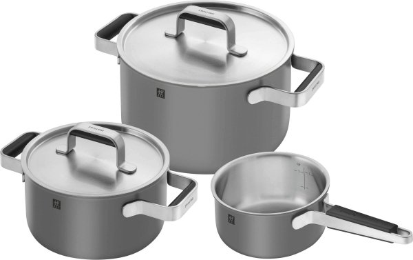 ZWILLING PURE Zestaw 3 Garnków Pure
