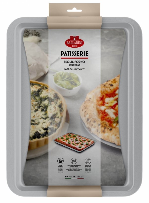 BALLARINI PATISSERIE Prostokątna Blacha Do Piekarnika 26 Cm Patisserie