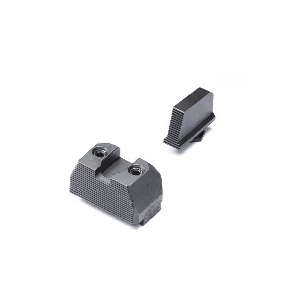 Wysokie przyrządy celownicze DTF Analog Sights High do Glock Gen 5 MOS - Black On Black