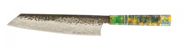 Dan Woo custom nóż Kiritsuke 22cm Damast T10 61HR