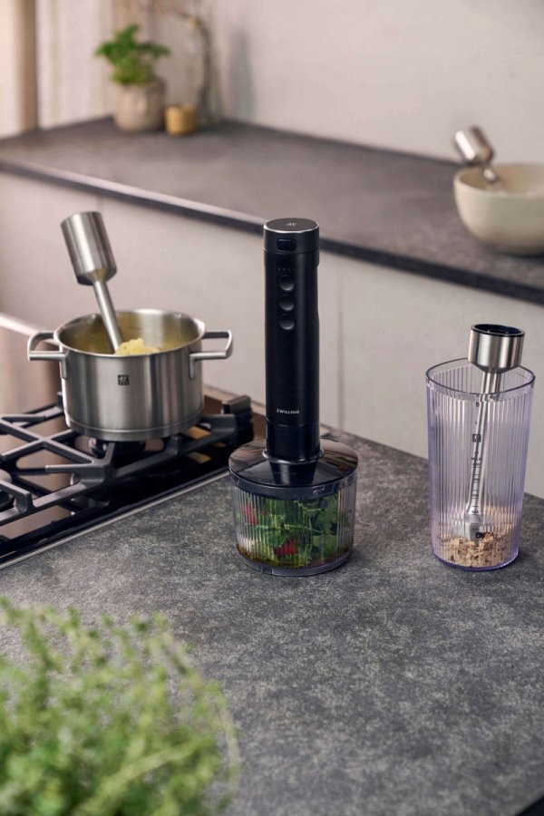 ZWILLING XTEND Zestaw Startowy: Bezprzewodowy Blender Ręczny + Bateria Czarny XTEND