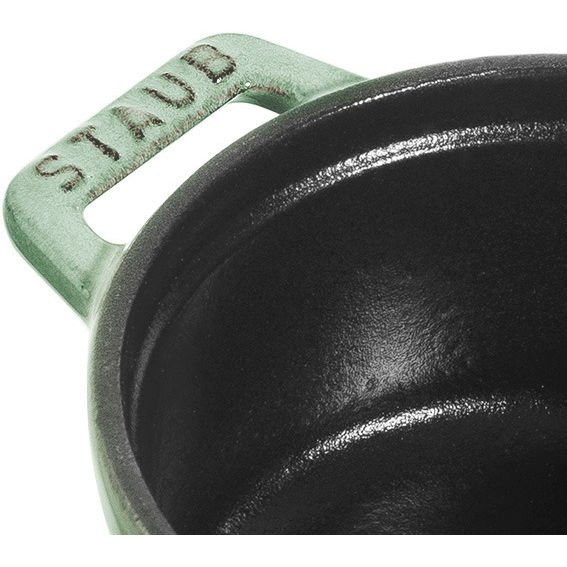 Mini Garnek żeliwny Okrągły 250 Ml, Miętowy Mini Cocotte Staub