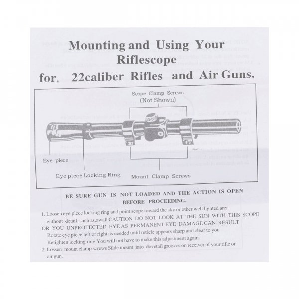 Wiatrówka RazorGun Magnum 5,5 mm z lunetą celowniczą 4x20