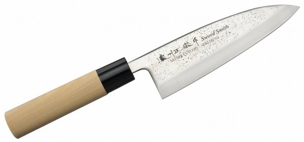 Nóż Deba 15,5 cm Satake Nashiji Natural