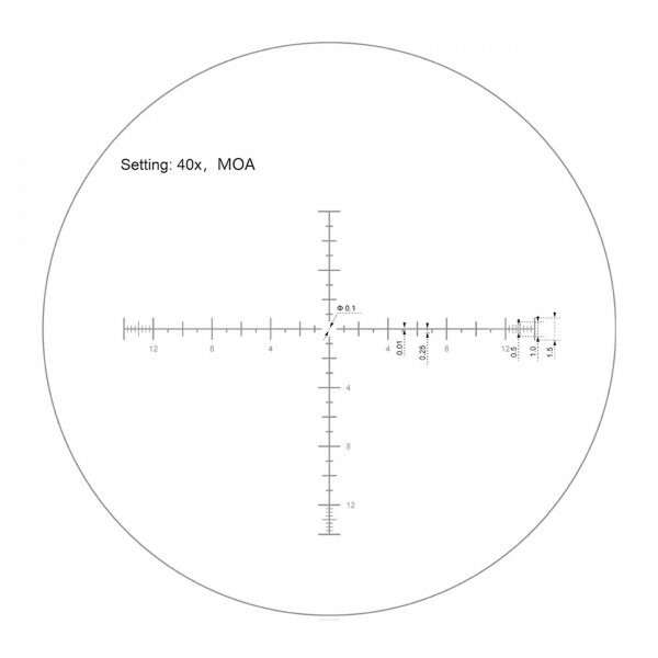 Luneta celownicza Vector Optics Continental x8 6-48 SFP ED MOA 56 mm czarna SCOL-TE52