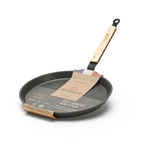 DE BUYER Patelnia do naleśników CHOC B BOIS 26 cm