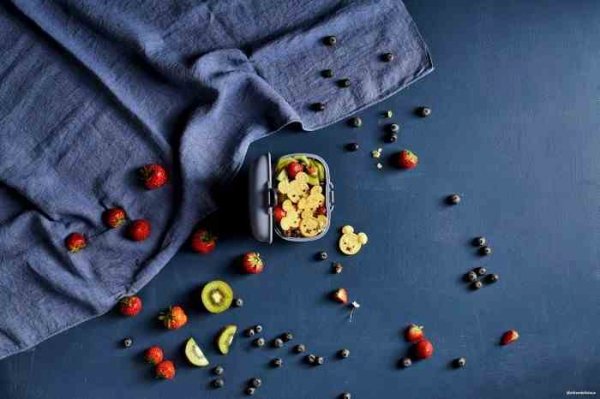 Monbento Lunchbox dziecięcy Gram, Blue Infinit