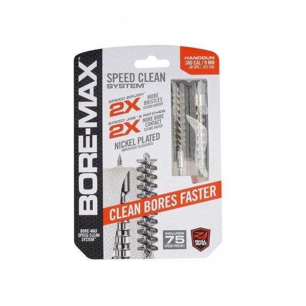 Zestaw do czyszczenia broni Real Avid Bore Max Speed Clean System .380/9 mm/.38 SPC/.357 AVBMSET9MM
