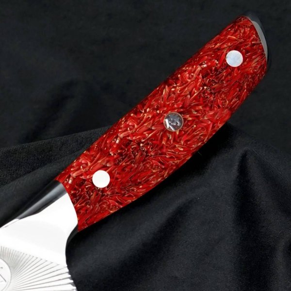 Nóż Dellinger SANDVIK NOTHERN SUN Chef 205 mm [K-H205] Red