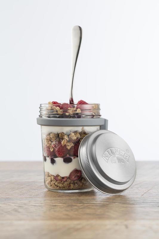 Kilner  Słoik śniadaniowy + łyżka