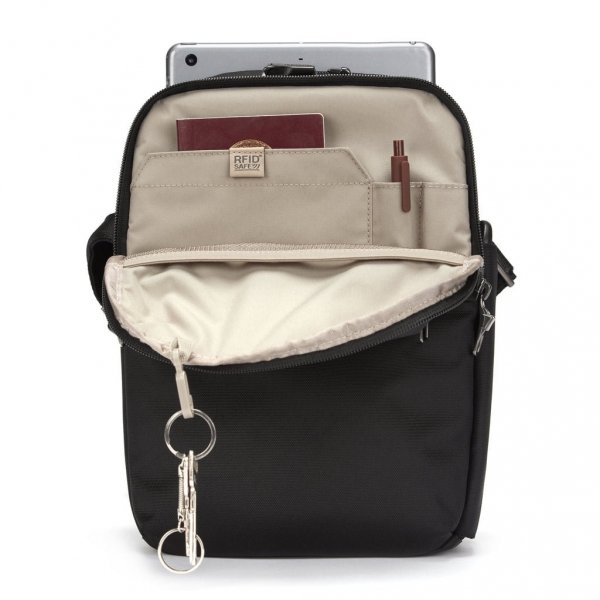Torba antykradzieżowa Pacsafe Metrosafe X vertical crossbody czarna