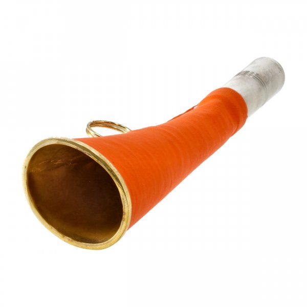 Sygnałówka Gięta Płaska Skóra Pomarańczowa 16cm