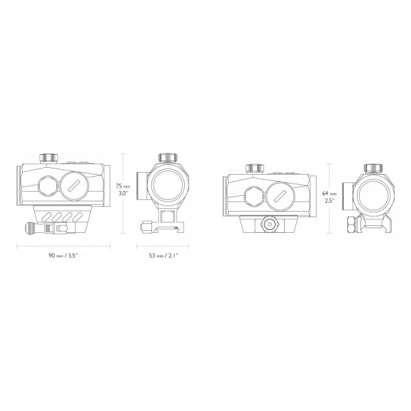 Kolimator Hawke Endurance RD 1x30 Weaver 3 MOA Dot