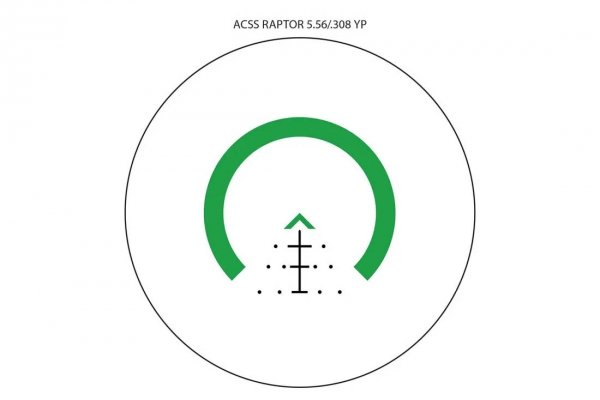 Celownik pryzmatyczny Primary Arms SLx 3x Micro Prism iR Green ACSS Raptor 5.56/.308 Yard