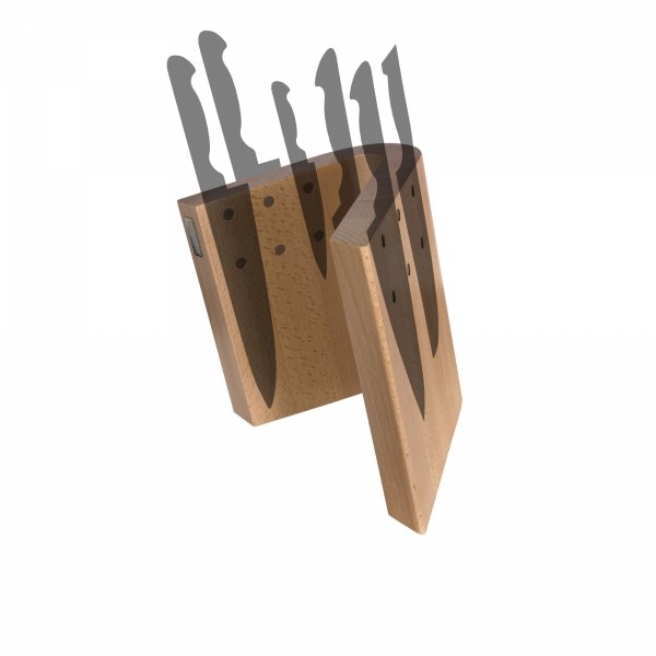 Magnetyczny Blok Na Noże Z Drewna Bukowego Grand Prix Artelegno