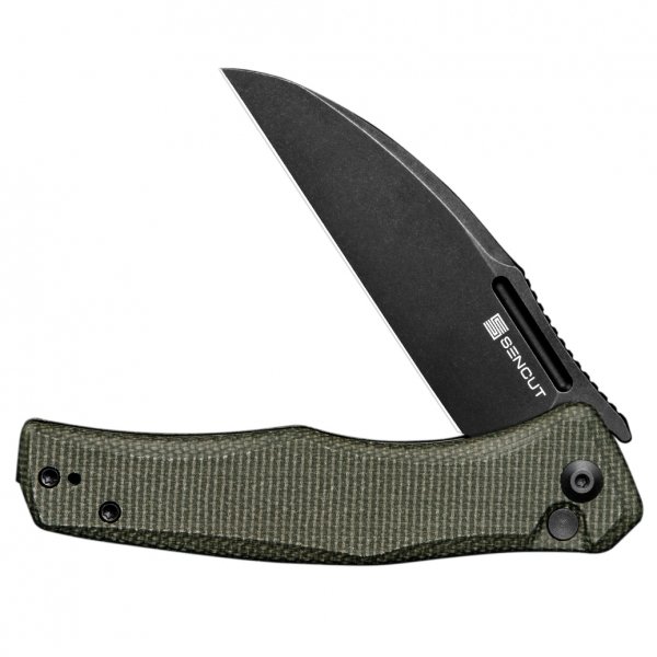 Nóż składany Sencut Watauga S21011-2 dark green micarta