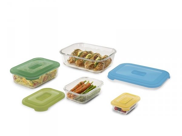 Joseph Joseph Zest. 4szklanych pojemników Nest Glass Storage