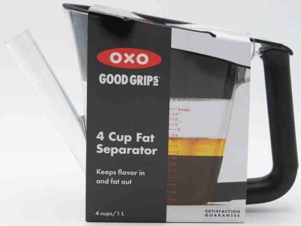 Oxo-separator Tłuszczu 1l. Czarny, Good Grips