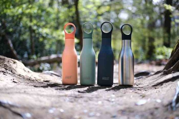 JJ - Butelka termiczna stalowa 500ml Loop™, niebie