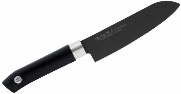 Satake Swordsmith Black Nóż Santoku 15cm