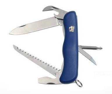 Scyzoryk nóż sklądany Mikov Praktik 115-NH-6/BK niebieski