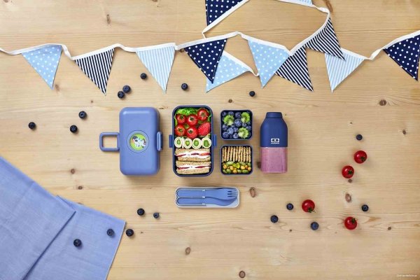 Monbento Lunchbox dziecięcy Tresor, Blue Infinity