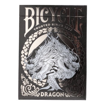 Karty do gry Bicycle Dragon (czarne)
