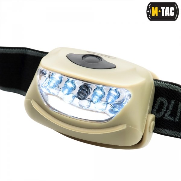 M-Tac Latarka czołowa 4+1 LED 