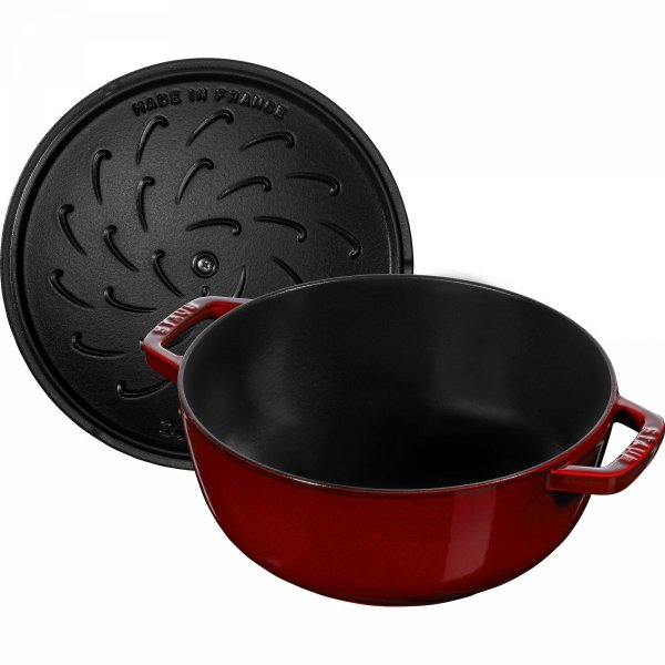 Garnek żeliwny Okrągły Lilia 3.5l Grenadynowy Special Cocotte Staub