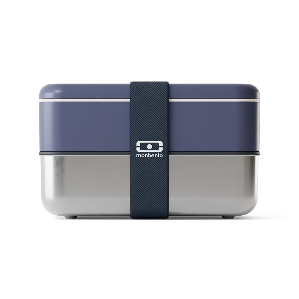 Monbento Sense Original bento lunchbox 1.2L Blue Natural
