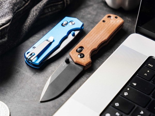 Nóż Böker Plus Rockstub Brown Micarta 2.0 14C28N