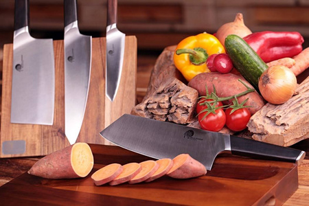 Nóż Dellinger CUBE EBONY WOOD Chiński Tasak 165 mm [XZ-B565]