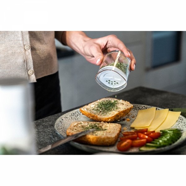 3 Pojemniki Plastikowe XS - 120 Ml, Szary Fresh & Save Cube Zwilling