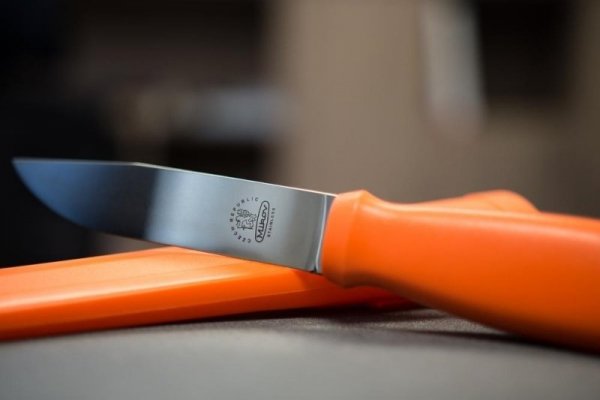 Nóż nieskładany Mikov pomarańczowy 393-NH-10