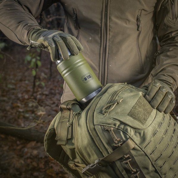 M-Tac Termos na jedzenie z składaną łyżką ze stali nierdzewnej 750 Ml 