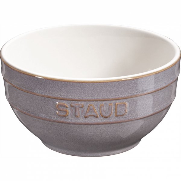 Miska Okrągła 14 Cm, Antyczny Szary Serving Staub